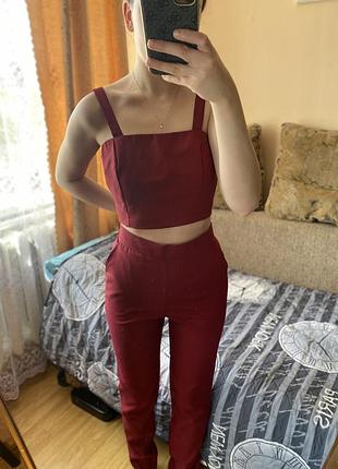 Костюм топ+штани