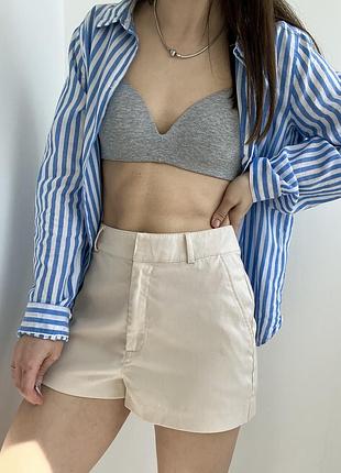 Нові бежеві класичні шорти h&m