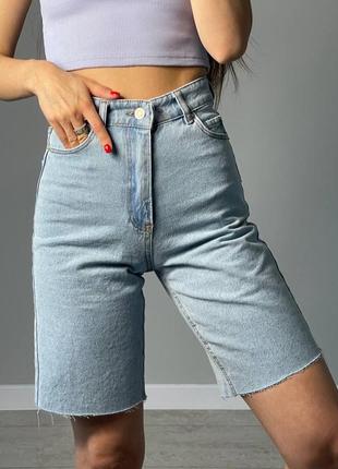 Шорты джинсовые деним джинсовые бермуды шорты2 фото