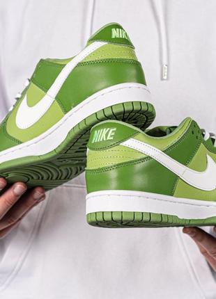 Nike dunk low gs 'chlorophyll'7 фото