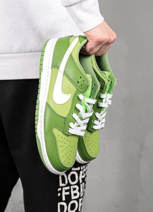 Nike dunk low gs 'chlorophyll'5 фото