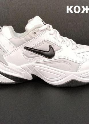 Модні кросівки nike m2k tekno white grey кожаные молодёжные кроссовки найк м2к текно4 фото