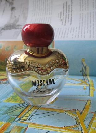 Порожній флакон від парфумів moschino glamour