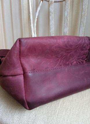Женская кожаная сумка-портфель.2 фото