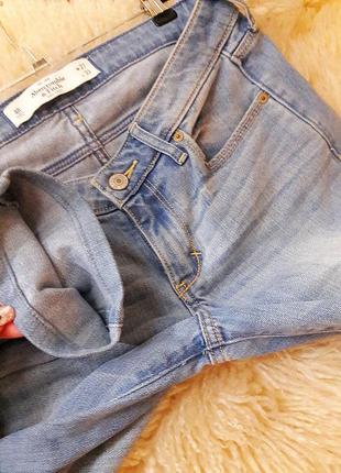 Голубые джинсы- скинни #abercrombie and fitch6 фото