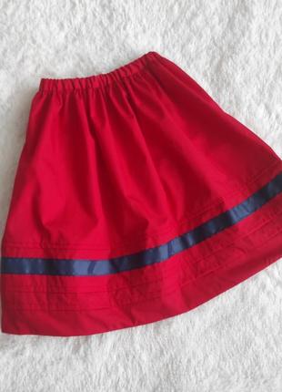 Красная юбка к вышиванке красная юбочка украинский национальный костюм1 фото