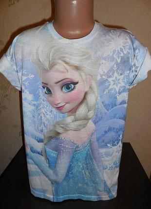 Футболочка yd (frozen) полиестер, 10-11 лет (146 см)