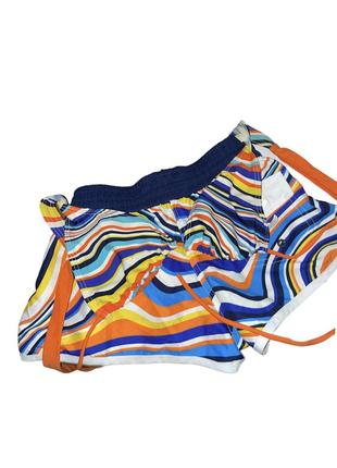 Купальник atlantic верх лифчик и шорты яркий разноцветный комплект