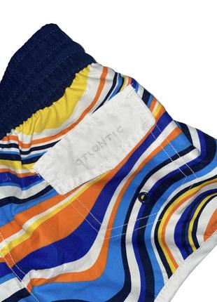 Купальник atlantic верх лифчик и шорты яркий разноцветный комплект4 фото