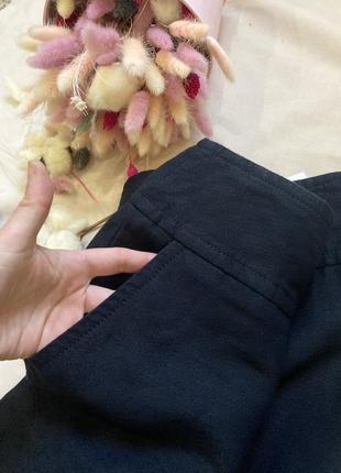 Льняные кюлоты wallis укороченные брюки в стиле zara6 фото