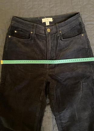 Прямые вельветовые брюки h&m5 фото