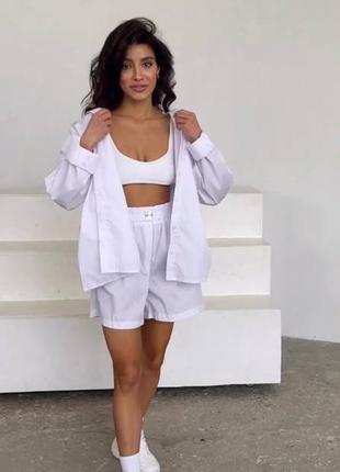 Костюм рубашка с шортами