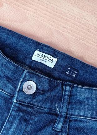 Удлиненные джинсовые шорты, бермуды9 фото