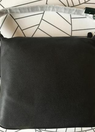 Cумка ralph lauren leather slouch hobo bag, оригинал3 фото