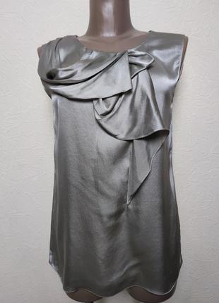 Шелковый топ блуза ffc стиль fabiana filippi /2580/1 фото