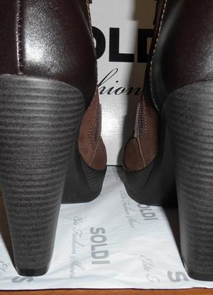 Ботинки с ремешками тм солди 38 размер новые soldi4 фото