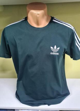 Футболка adidas чоловіча унісекс, зелена футболка адідас,  чоловіча футболка, футболка,  футболка зелена