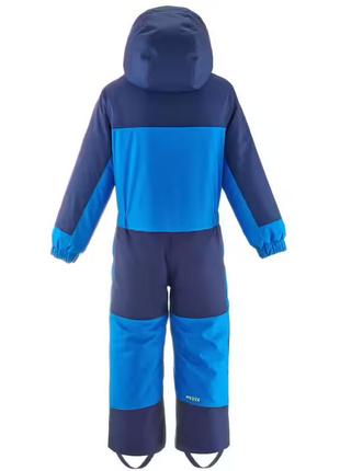 Дитячий теплий лижний костюм комбінезон decathlon wedze 100 warm blue - 3y - 91-97cm3 фото