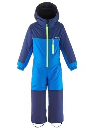 Дитячий теплий лижний костюм комбінезон decathlon wedze 100 warm blue - 3y - 91-97cm2 фото