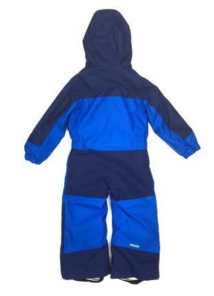 Дитячий теплий лижний костюм комбінезон decathlon wedze 100 warm blue - 3y - 91-97cm7 фото