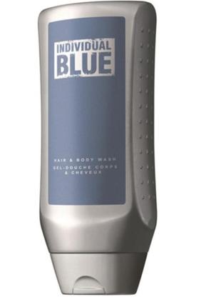 Гель для душу для чоловіків avon individual blue (250 мл)1 фото