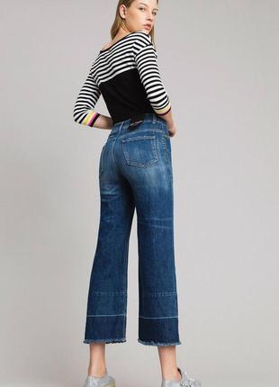 Укорочені брендові джинси twin- set
