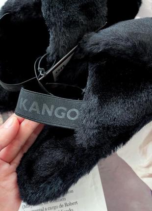 Меховые тапочки с резинкой от kangol4 фото