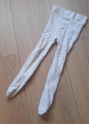Колготы 18-24 мес primark essentials бедев белые  малыш