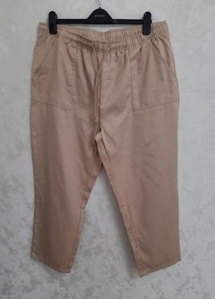 Шикарні бавовніні штани батал висока посадка  damart