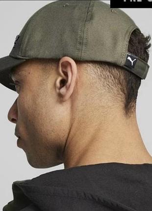 Кепка puma metal cat cap зелена