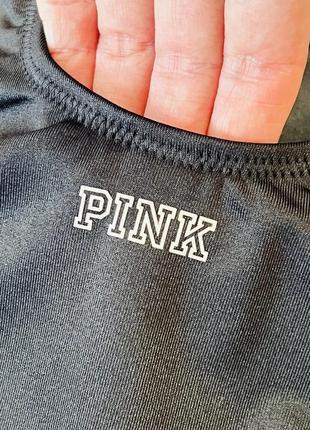 Купальник сдельный victorias secret спортивный слитный pink виктория сикрет5 фото