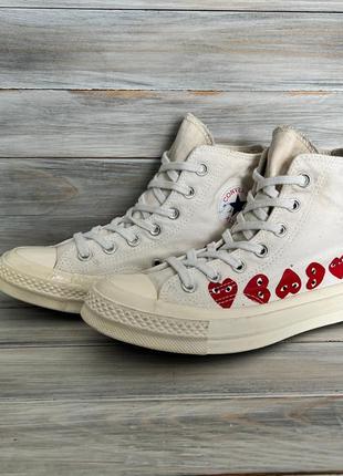 Converse x comme des garçons play оригинальные кеды2 фото