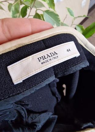 Винтажные брюки prada, оригинал, 100% шерсть, шерсть6 фото