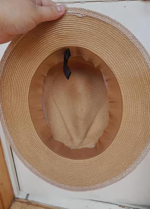 Стильная соломенная шляпа бохо этно6 фото