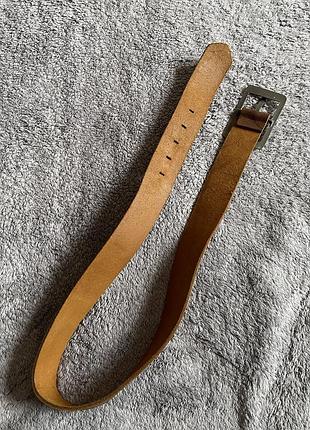 Коричневый ремень из натуральной кожи в стиле dolce gabbana винтаж