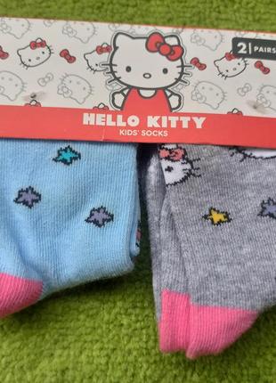 Шкарпетки довгі для дівчинки hello kitty