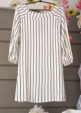 Платье женское в полоску вискоза