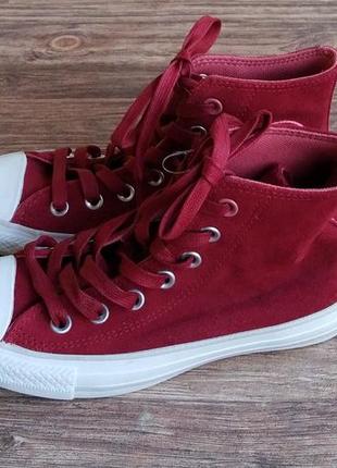 Кеды converse. размер 35. замша.