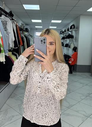 Блуза котон принт