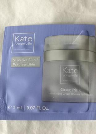Увлажняющий крем для чувствительной кожи kate somerville moisturizing cream goat milk, 2 мл