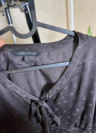 Блуза laura ashley футболка шёлковая 100%  шёлк3 фото