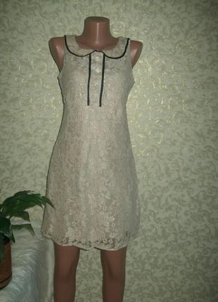 Акция !!! .гипюровое  платье newlook размер 84 фото