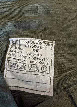 Винтажные военные брюки штаныармии германии vintage 1982 germany army pants