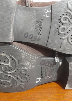 Продам женские сапоги geox 37 размера, выполненные в индии.3 фото