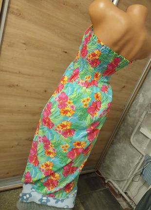 Літнє плаття у квітковий принт.2 фото