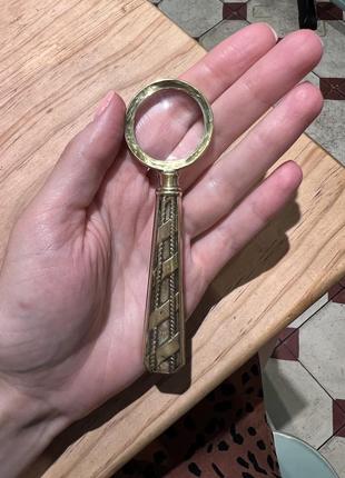 Винтаж увеличительное стекло