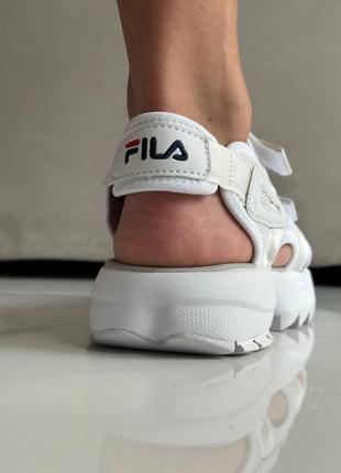 Женские сандалии fila disruptor 2 sandal white / smb4 фото