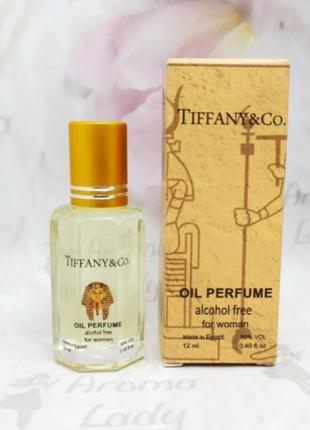 Оригинальный масляный женский парфюм tiffany &amp; co (тиффани) 12 мл
