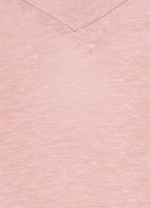 Inwear caurals top pink льняная футболка топ в стиле оверсайз /7716/5 фото