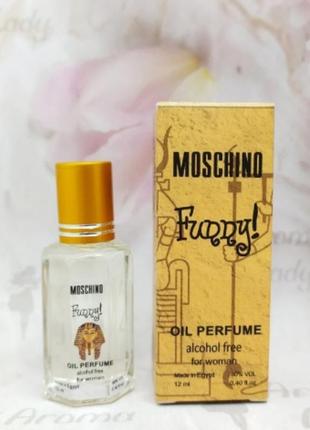 Оригинальный масляный женский парфюм moschino funny (москино фанни) 12 мл